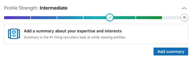 LinkedIn Profile - Intermediate Status