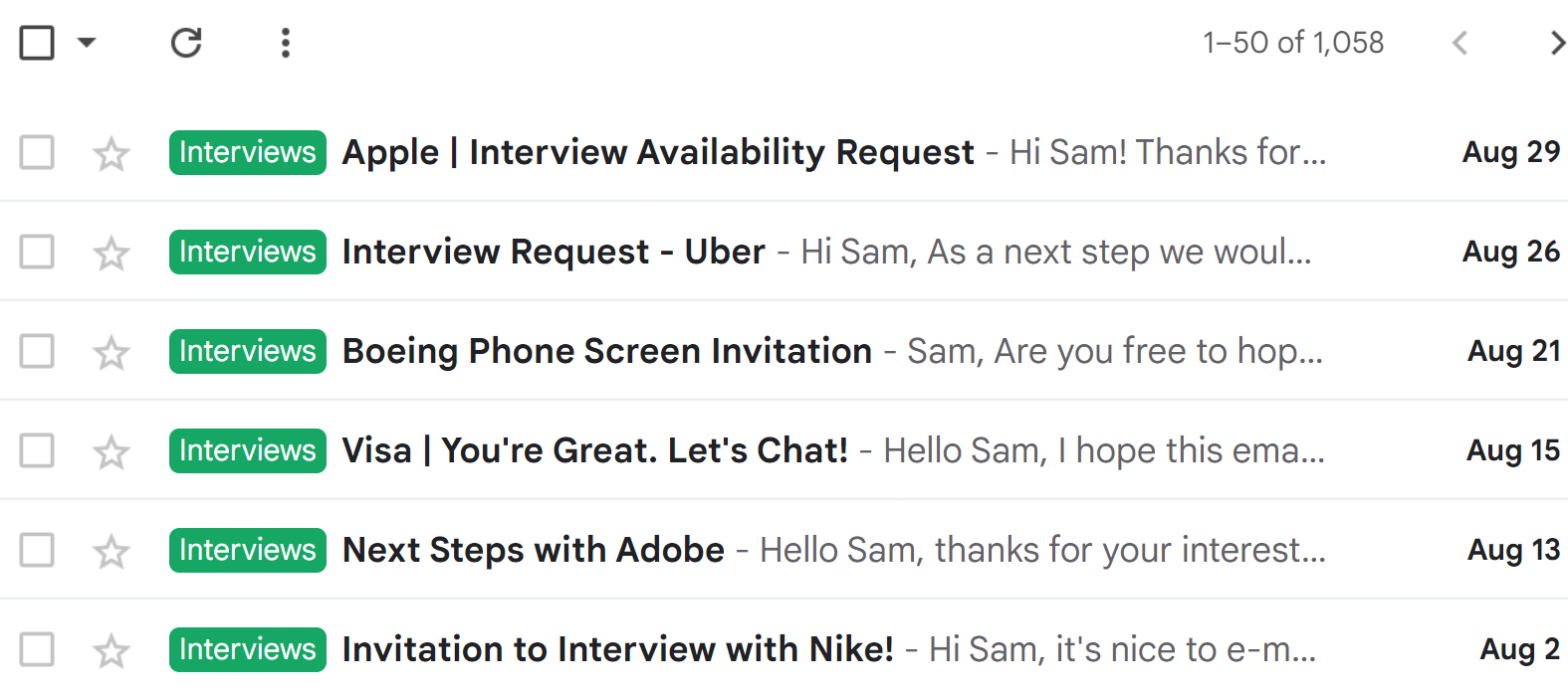Land More Interviews